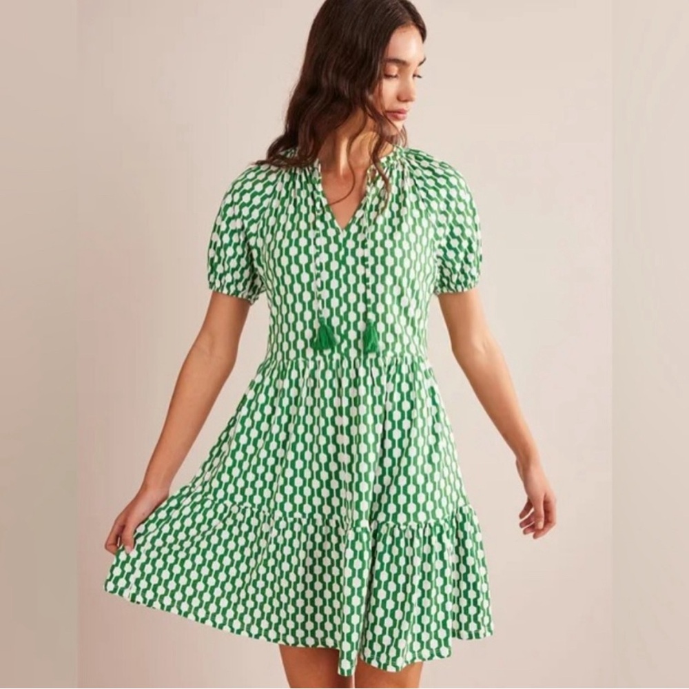 Boden Short Sleeve Jersey Mini Dress, size 4R